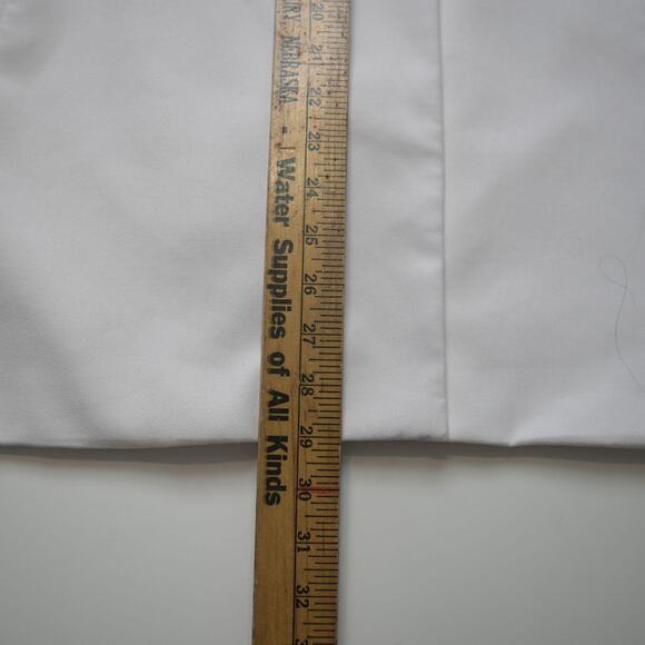 Banana Republic White Vest Jacket 16 Double Breasted Notch Lapel Quiet Lux EUC - Picture 7 of 8